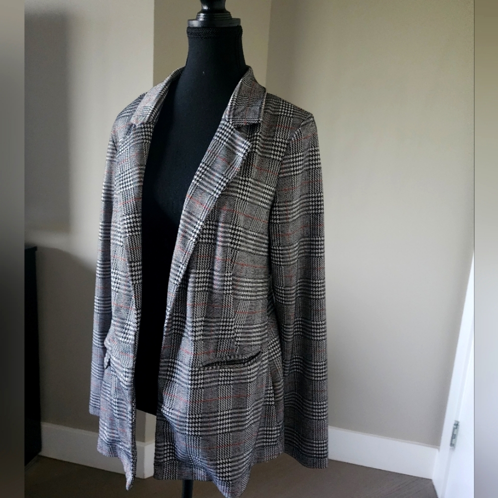 Guess  Abeni Plaid Blazer